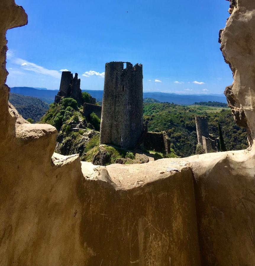4 Star Cabaret Lastours 4 Chateaux Amazing Cathar Landmark Private Luxury 4 Star Air Conditioned Terrasse With Views Экстерьер фото